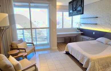 Imagem: O studio possui 1 Dormitório, 1 Banheiro, 1 Vaga na garagem