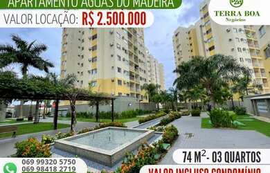 Imagem: O apartamento possui 3 Dormitórios, 2 Banheiros, 1 Vaga na