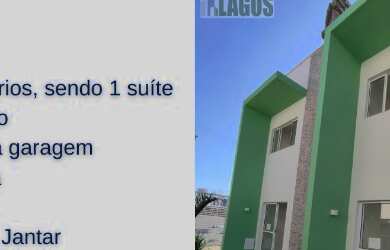 Imagem: A casa em condomínio possui 2 Dormitórios, 2 Banheiros, 1