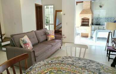 Imagem: A casa em condomínio possui 4 Dormitórios, 4 Banheiros, 2