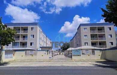 Imagem: O apartamento possui 2 Dormitórios, 1 Banheiro, 1 Vaga na garagem