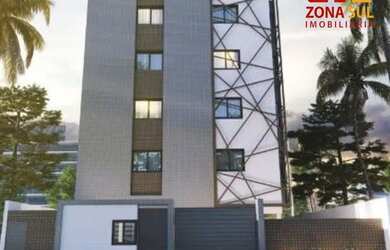 Imagem: O apartamento possui 1 Dormitório, 1 Banheiro, 1 Vaga na garagem