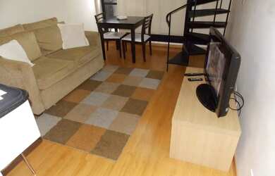 Imagem: O studio possui 1 Dormitório, 1 Banheiro, 1 Vaga na garagem