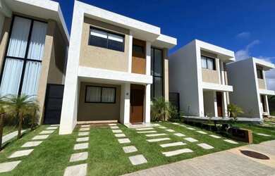 Imagem: A casa em condomínio possui 3 Dormitórios, 4 Banheiros, 1