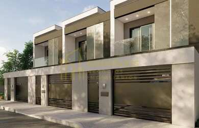 Imagem: A casa possui 3 Dormitórios, 3 Banheiros, 2 Vagas na garagem