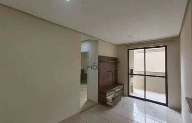 Imagem: O apartamento possui 2 Dormitórios, 1 Banheiro, 1 Vaga na garagem