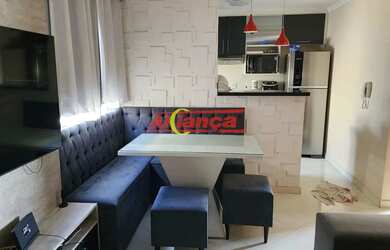 Imagem: O apartamento possui 2 Dormitórios, 1 Banheiro, 1 Vaga na garagem