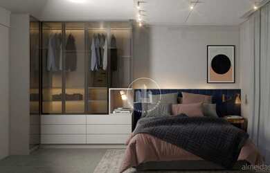 Imagem: O apartamento possui 3 Dormitórios, 2 Banheiros, 1 Vaga na