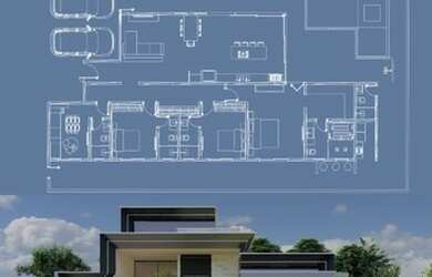 Imagem: A casa em condomínio possui 4 Dormitórios, 5 Banheiros, 4