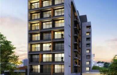 Imagem: O studio possui 1 Dormitório, 1 Banheiro, 24m² de Área e