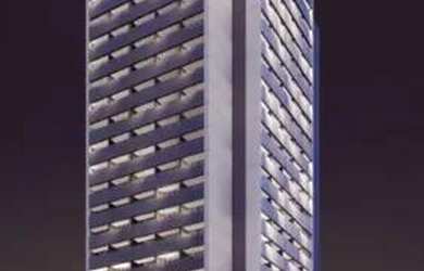 Imagem: O studio possui 1 Dormitório, 1 Banheiro, 24m² de Área e