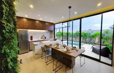 Imagem: A casa em condomínio possui 3 Dormitórios, 3 Banheiros, 3