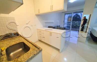 Imagem: O studio possui 1 Dormitório, 1 Banheiro, 1 Vaga na garagem