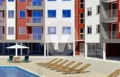 Imagem: O apartamento possui 2 Dormitórios, 1 Banheiro, 1 Vaga na garagem