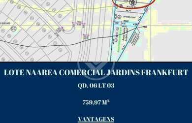 Imagem: O terreno possui 760m² de Área e está localizado em Jardins