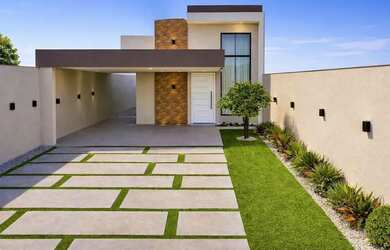 Imagem: A casa possui 3 Dormitórios, 3 Banheiros, 4 Vagas na garagem