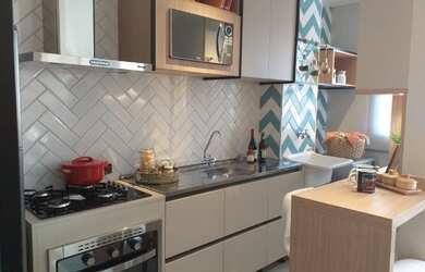 Imagem: O apartamento possui 2 Dormitórios, 2 Banheiros, 1 Vaga na