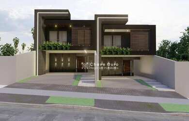 Imagem: A casa possui 3 Dormitórios, 3 Banheiros, 4 Vagas na garagem