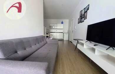 Imagem: A kitnet possui 1 Dormitório, 1 Banheiro, 35m² de Área e