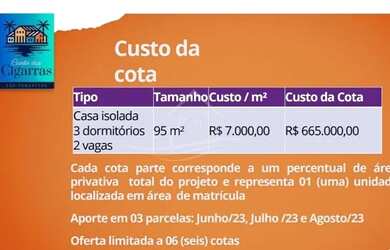 Imagem 13: LANÇAMENTO SOBRADO PÉ NA AREIA COM 03 DORMITÓRIOS NA PRAIA DAS CIGARRAS...