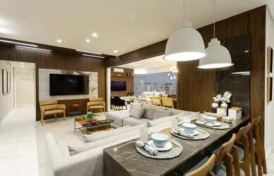 Imagem: O apartamento possui 3 Dormitórios, 4 Banheiros, 2 Vagas na