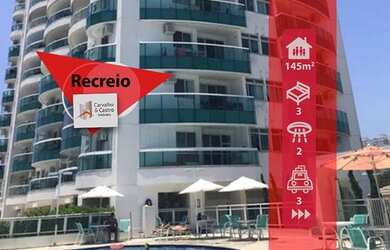 Imagem: O apartamento na cobertura possui 3 Dormitórios, 2 Banheiros