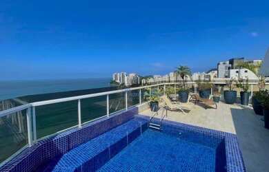 Imagem: O apartamento na cobertura possui 5 Dormitórios, 5 Banheiros