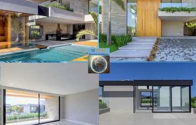 Imagem: A casa em condomínio possui 4 Dormitórios, 5 Banheiros, 5