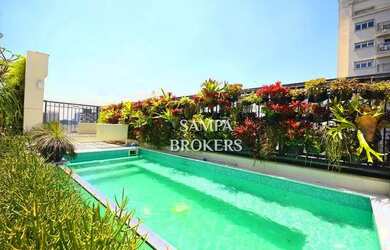 Imagem: O apartamento na cobertura possui 4 Dormitórios, 5 Banheiros