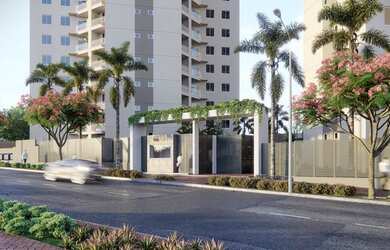 Imagem: O apartamento possui 2 Dormitórios, 1 Banheiro, 1 Vaga na garagem