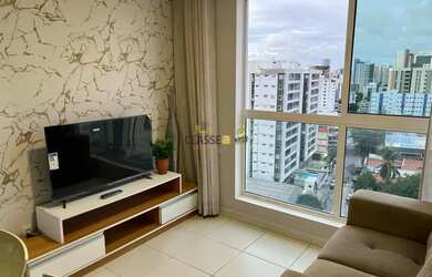 Imagem: O apartamento possui 1 Dormitório, 1 Banheiro, 1 Vaga na garagem