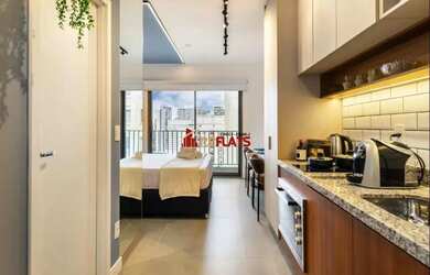 Imagem: O studio possui 1 Dormitório, 1 Banheiro, 29m² de Área, Imóvel