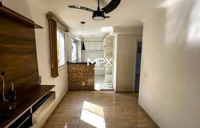 Imagem: O apartamento possui 2 Dormitórios, 1 Banheiro, 1 Vaga na garagem