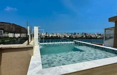 Imagem: O apartamento na cobertura possui 4 Dormitórios, 4 Banheiros