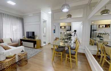 Imagem: O apartamento possui 2 Dormitórios, 2 Banheiros, 1 Vaga na