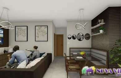 Imagem 9: Apartanebto - Jaguarúna. 75m² de Área, 1 Vaga na garageme2 Dormitórios