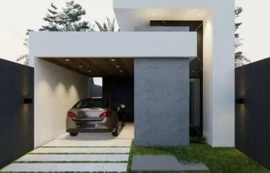 Imagem: A casa possui 3 Dormitórios, 2 Banheiros, 2 Vagas na garagem