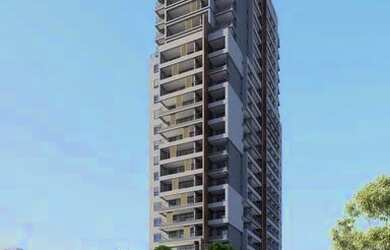 Imagem: O apartamento possui 1 Dormitório, 1 Banheiro, 1 Vaga na garagem