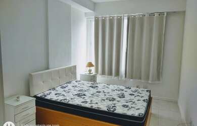 Imagem: O apartamento possui 1 Dormitório, 1 Banheiro, 1 Vaga na garagem