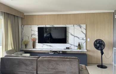 Imagem: O apartamento na cobertura possui 3 Dormitórios, 4 Banheiros