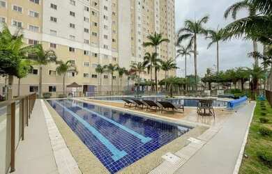 Imagem: O apartamento possui 2 Dormitórios, 1 Banheiro, 1 Vaga na garagem