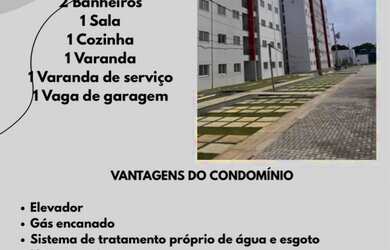Imagem: O apartamento possui 2 Dormitórios, 2 Banheiros, 1 Vaga na