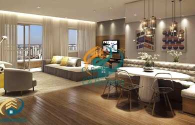 Imagem: O apartamento possui 2 Dormitórios, 1 Banheiro, 1 Vaga na garagem