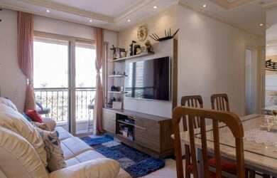 Imagem: O apartamento possui 2 Dormitórios, 1 Banheiro, 1 Vaga na garagem