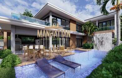 Imagem: A casa possui 5 Dormitórios, 1 Banheiro, 3 Vagas na garagem