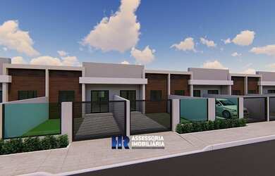 Imagem: A casa possui 2 Dormitórios, 1 Banheiro, 1 Vaga na garagem