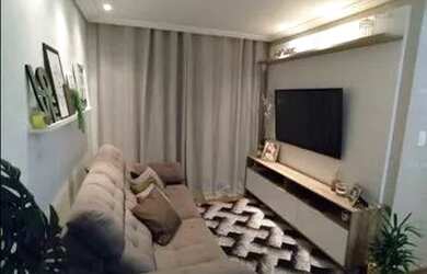 Imagem: O apartamento possui 2 Dormitórios, 1 Banheiro, 1 Vaga na garagem