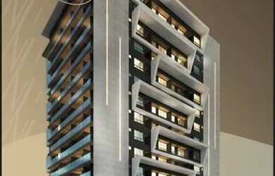 Imagem: O apartamento possui 1 Dormitório, 1 Banheiro, 1 Vaga na garagem