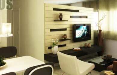 Imagem: O apartamento possui 2 Dormitórios, 1 Banheiro, 1 Vaga na garagem