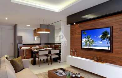 Imagem: O apartamento na cobertura possui 3 Dormitórios, 3 Banheiros